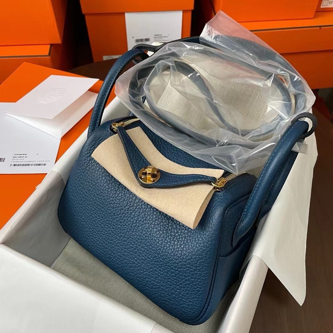 Hermes Mini Lindy, 19cm, S4, TC Skin