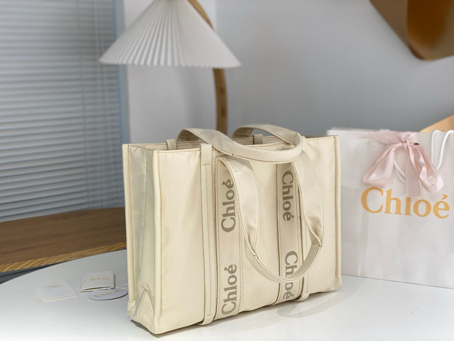 Chloe Woody Tote Bag