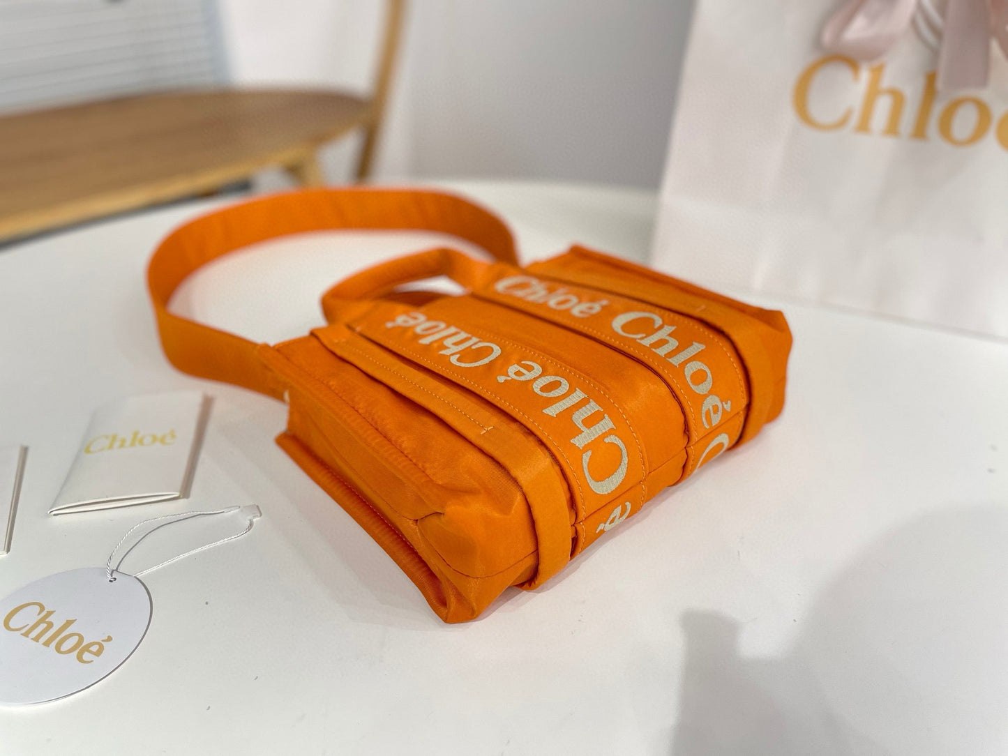 Chloe Woody Tote Bag