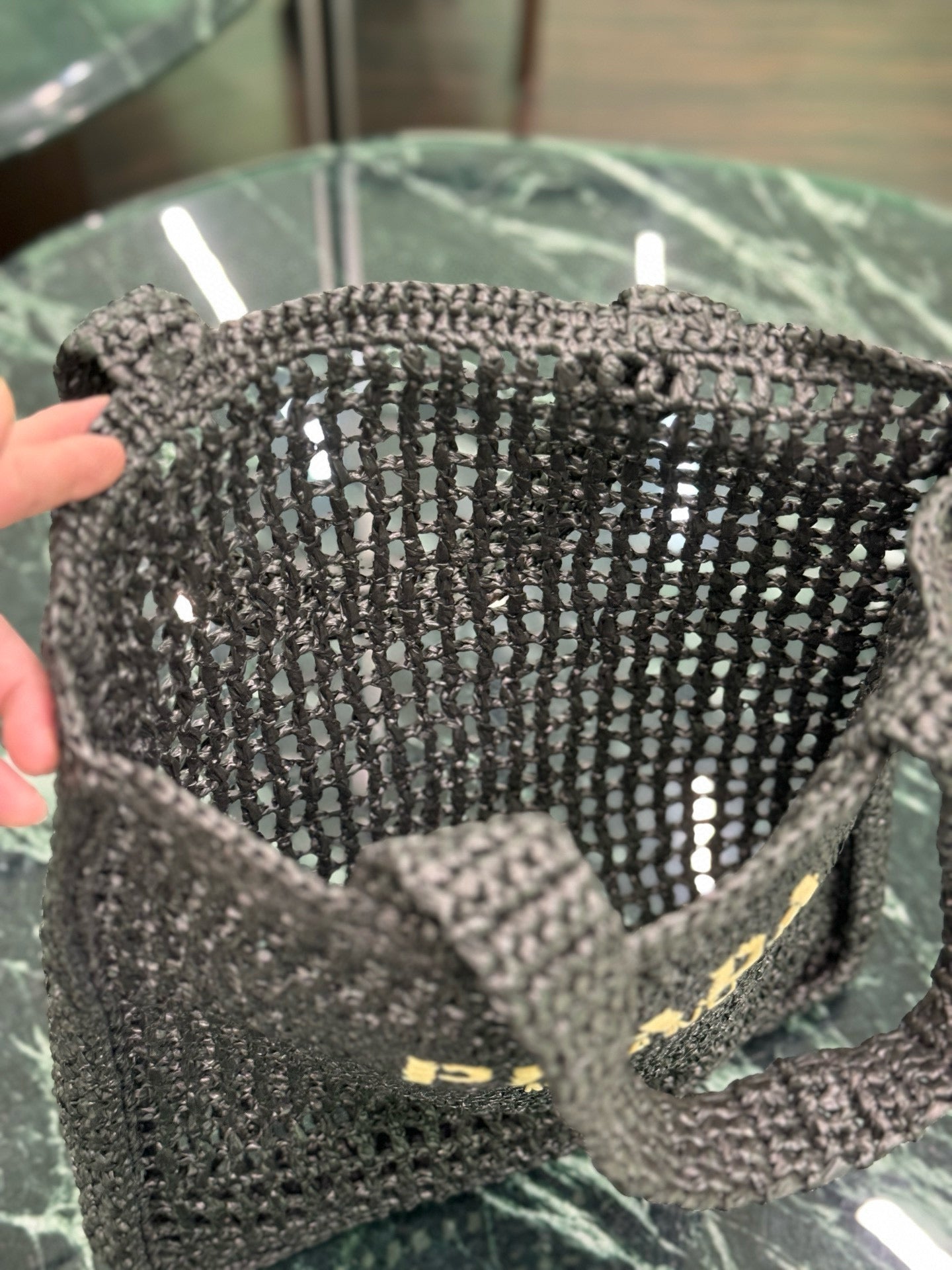 Prada Raffia Tote Bag