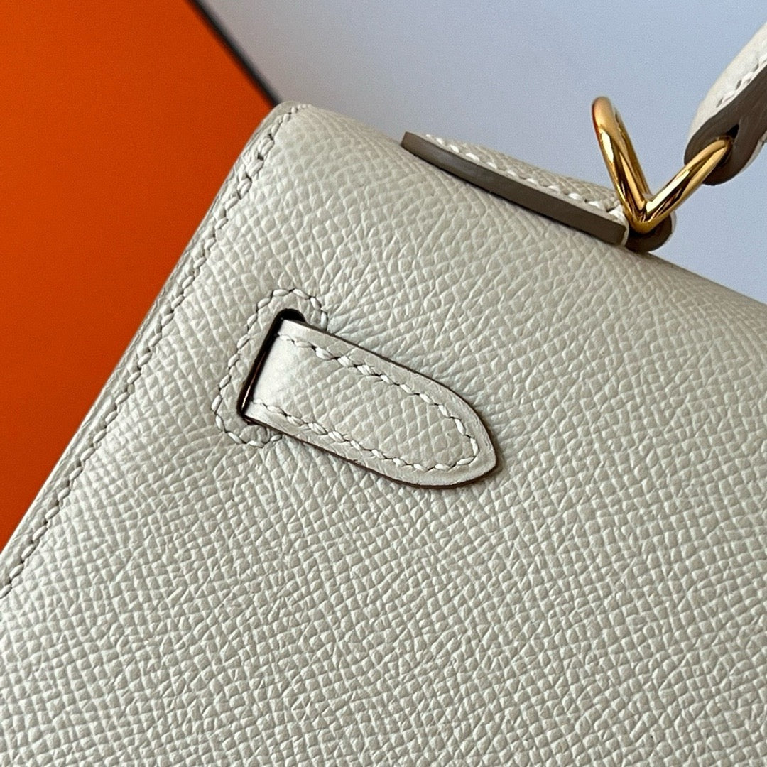 Hermes Kelly, 25cm, CK 10, Epsom