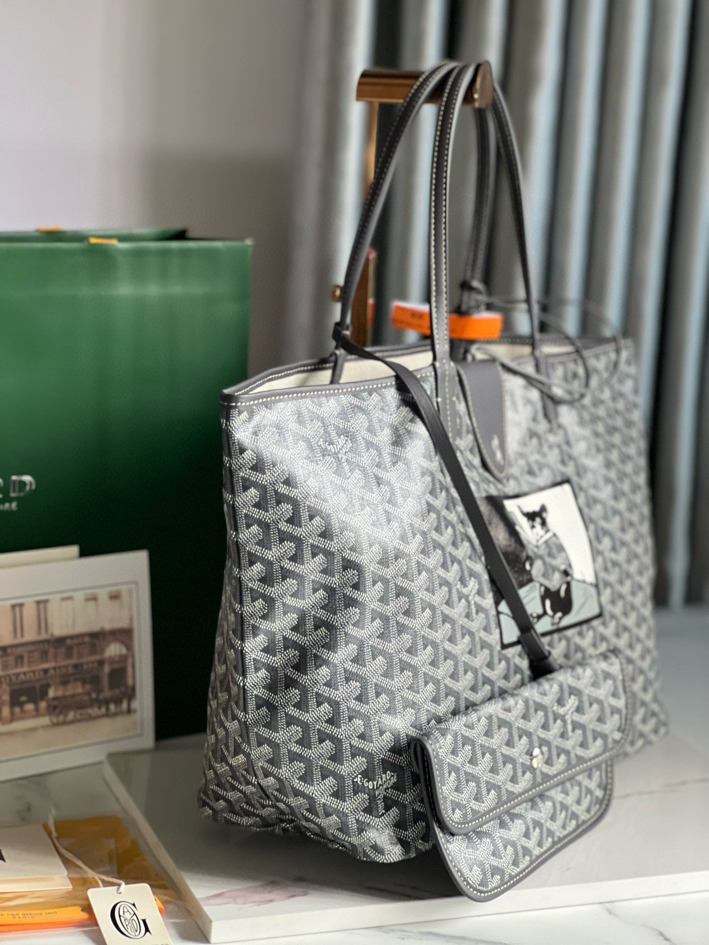 GOYARD SAINT LOUIS PM 34*14*27