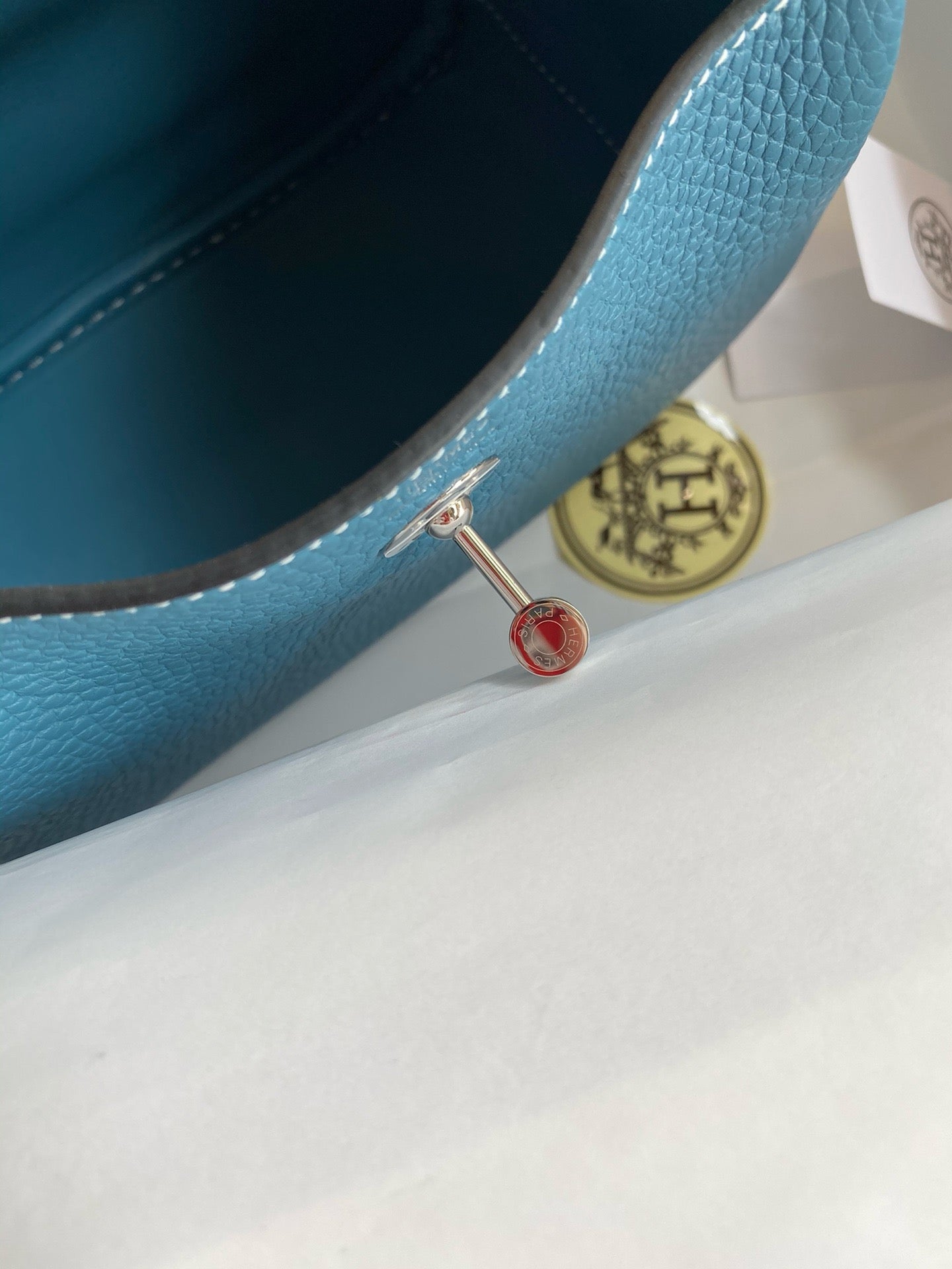 Hermes Mini Lindy, 19cm, D2, TC Skin