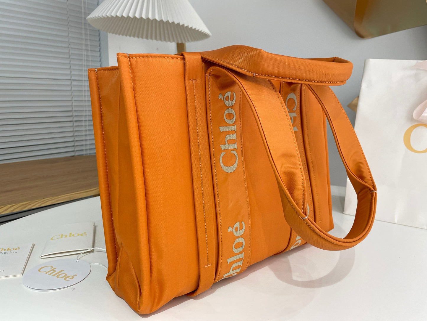 Chloe Woody Tote Bag
