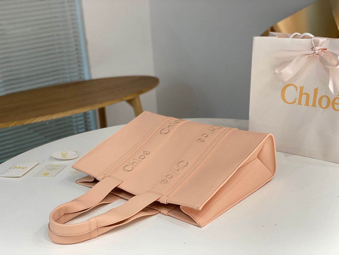 Chloe Woody Tote Bag