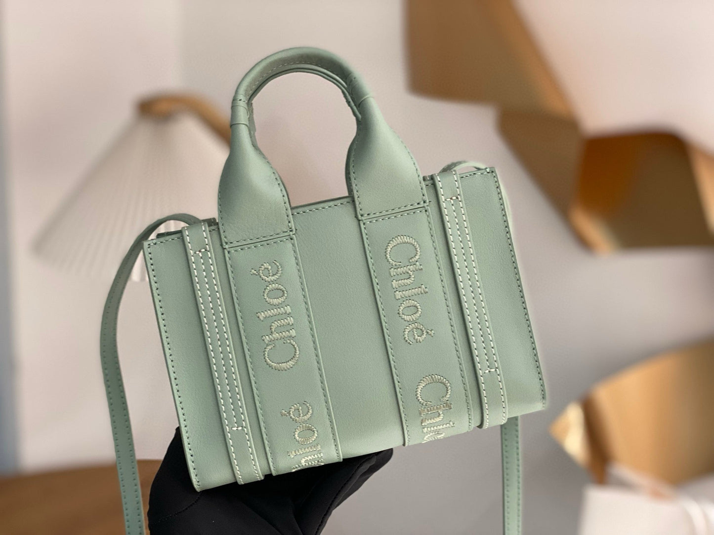 Chloe Woody Tote Bag